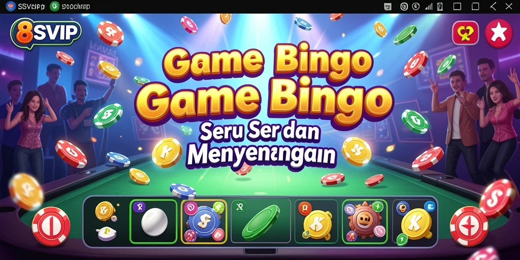 Tampilan menarik gameplay Bingo di 8SVIP yang seru.