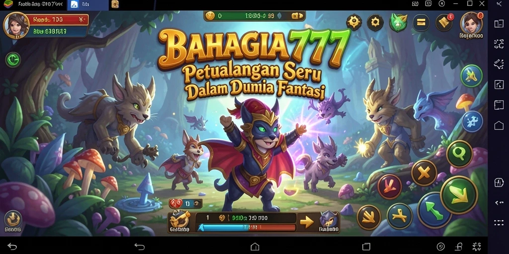 Tampilan menarik gameplay petualangan BAHAGIA777.