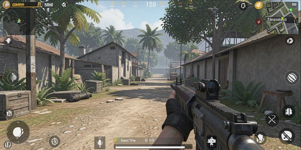 Tampilan gameplay GIM999 yang mendebarkan dan penuh aksi.