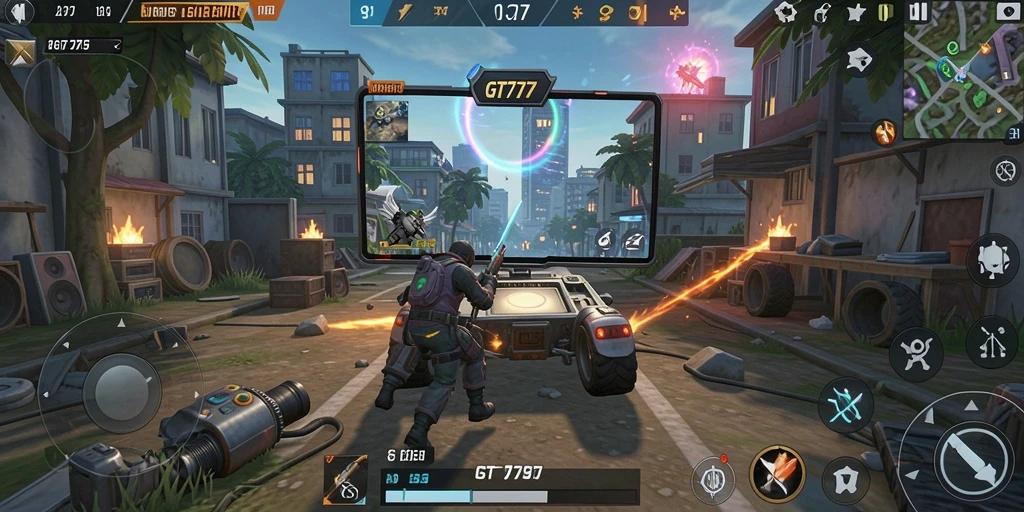 Tangkapan layar GT777 menampilkan aksi gameplay yang mendebarkan dan interaksi menarik.