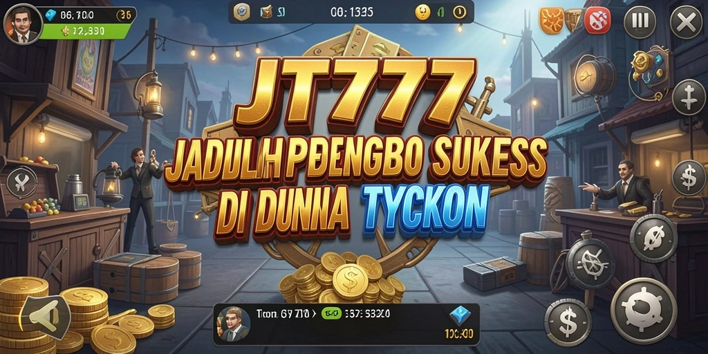 Tampilan gameplay menarik dalam JT777, dengan elemen Tycoon yang menantang.