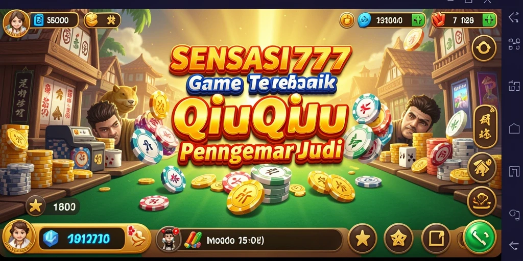 Tampilan seru gameplay QiuQiu di SENSASI777.